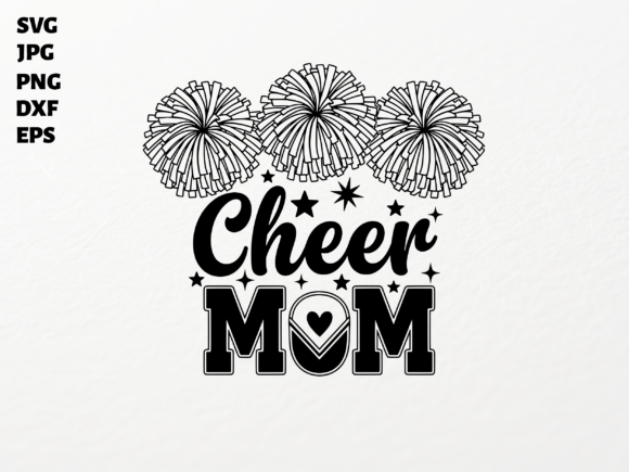 Cheer Mom SVG: Graphics for Crafts