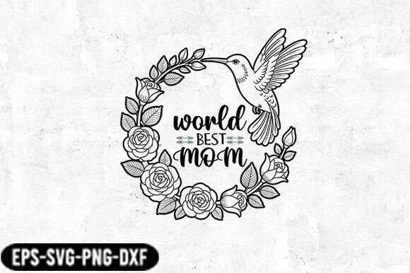 Floral Hummingbird Mom SVG: Crafts & Graphics Review