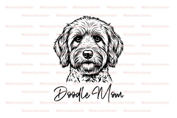 Golden Doodle Mom SVG: Graphics for Crafts
