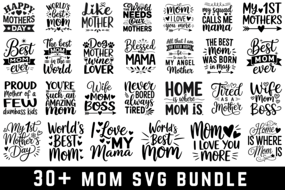 Mom SVG Bundle: Crafts & Graphics Review