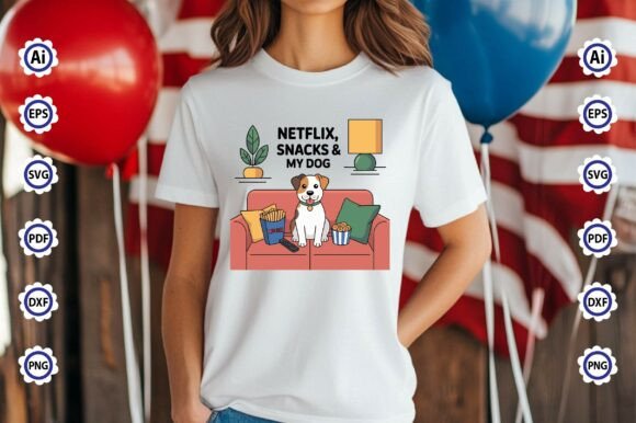 Netflix, Snacks My Dog: Freebies & Graphics Review