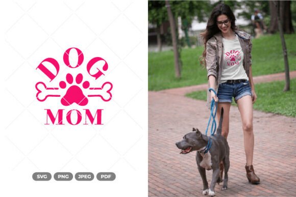 Reviewing Dog Mom SVG Clipart for Embroidery