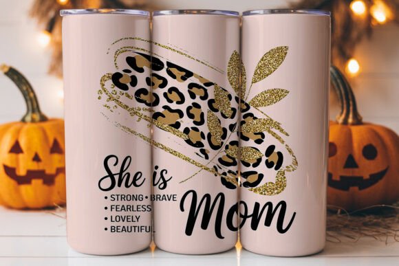 She is Strong Mom Wrap: Graphics for Tumbler Wraps