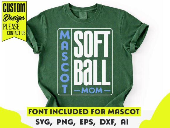 Softball Mom Graphics for Crafts & Design